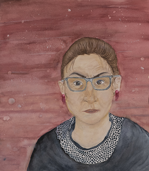 Portrait of Ruth Bader Ginsburg, Supreme Court Justice.